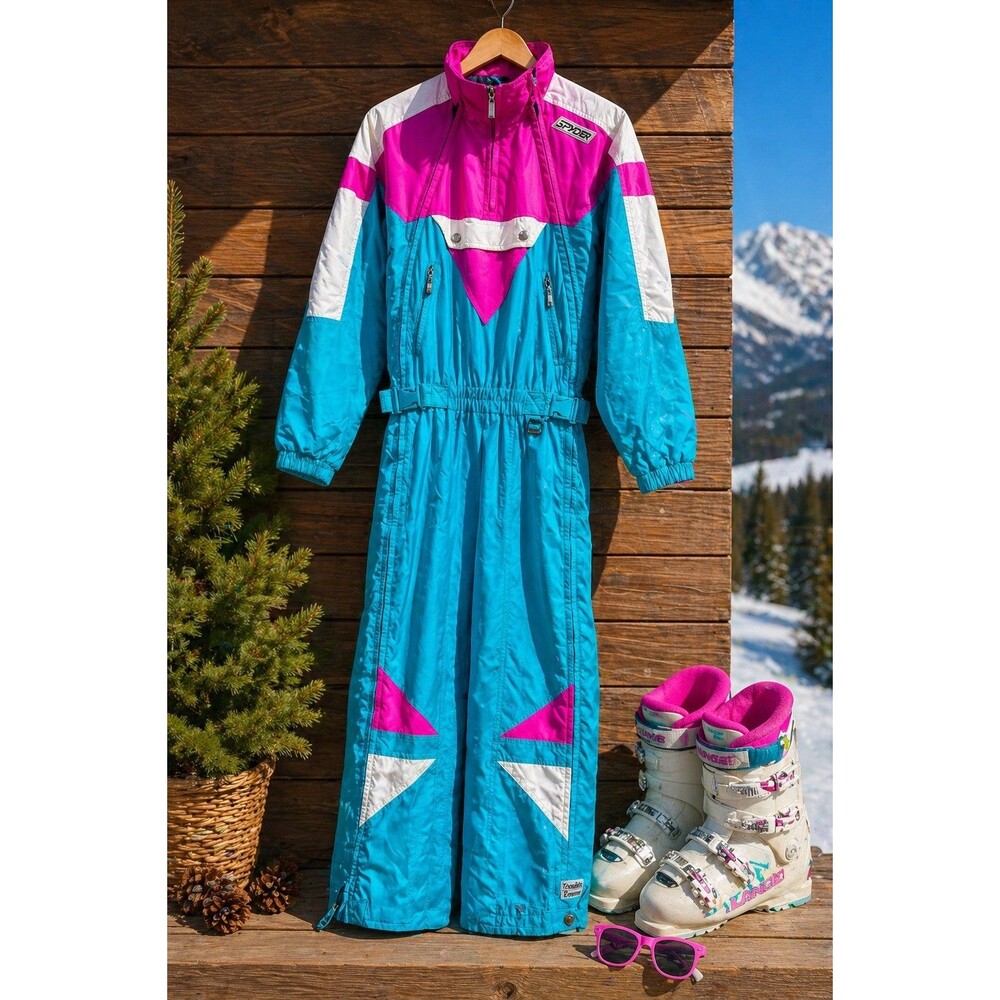 Vintage Spider Ski Suit Women’s